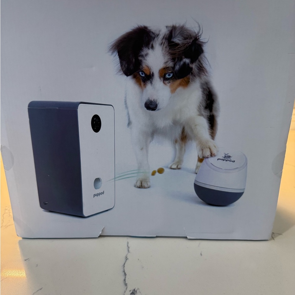 Puppod gaming, training and enrichment system for dogs- puzzle toy video feeder